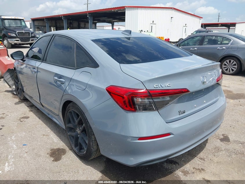 VIN 2HGFE2F50NH574113 2022 HONDA CIVIC SPORT