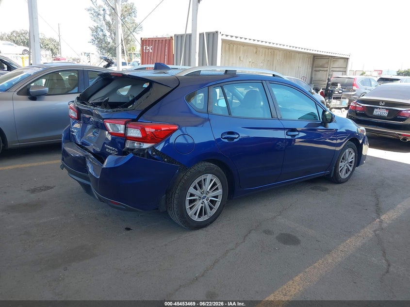 Vin: 4s3gtab69h3700378, lot: 45951582, subaru impreza 2.0i premium 20174