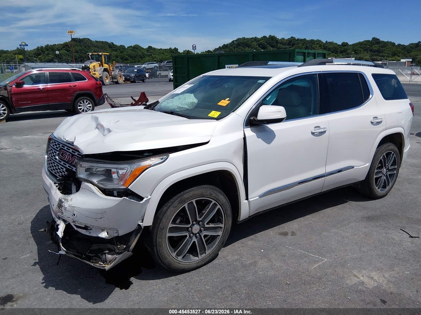 Vin: 1gkknxls7jz232502, lot: 45951640, gmc acadia denali 20182