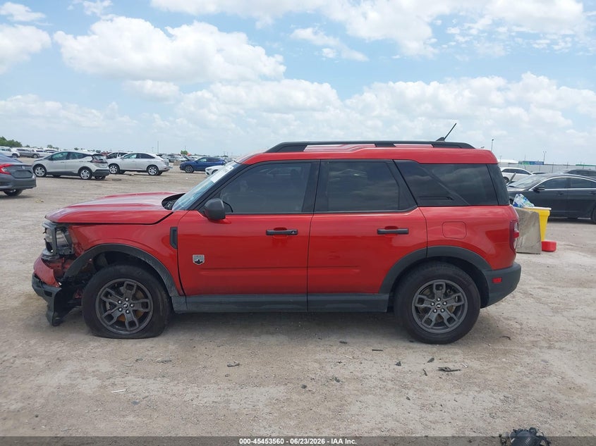 2022 Ford Bronco Sport Big Bend VIN: 3FMCR9B66NRD76777 Lot: 45453560