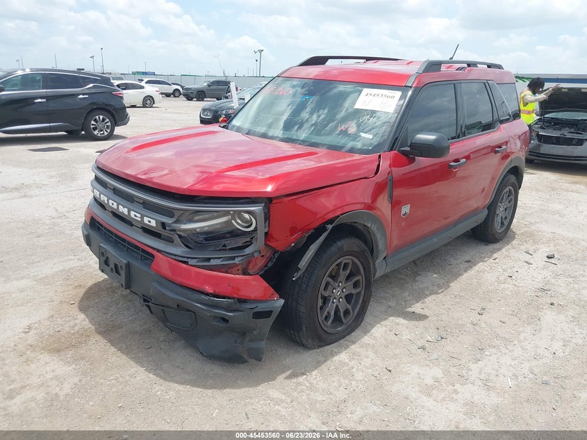 2022 Ford Bronco Sport Big Bend VIN: 3FMCR9B66NRD76777 Lot: 45453560