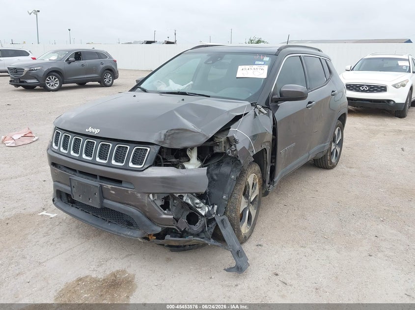 2018 Jeep Compass, Левый перёд, IAAI, VIN 3C4NJCBB8JT125433 — фото 2