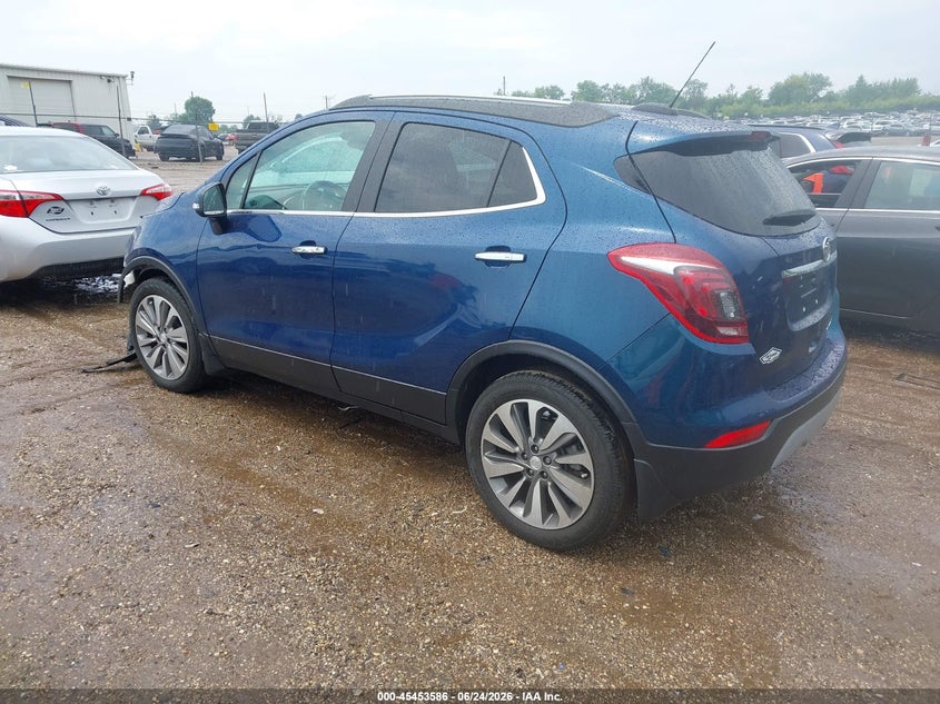 Vin: kl4cjasb0kb786687, lot: 45951699, buick encore fwd preferred 20193