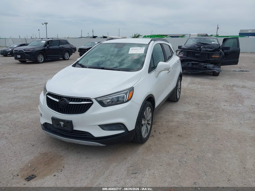 Vin: kl4cjasb7jb664441, lot: 45951830, buick encore preferred 20182