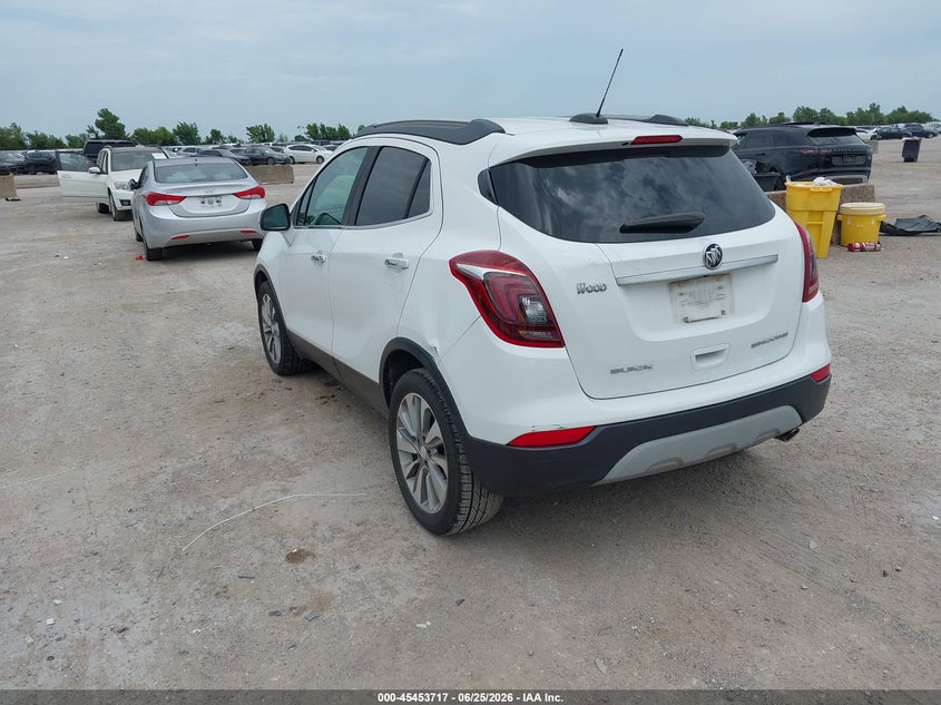 Vin: kl4cjasb7jb664441, lot: 45951830, buick encore preferred 20183