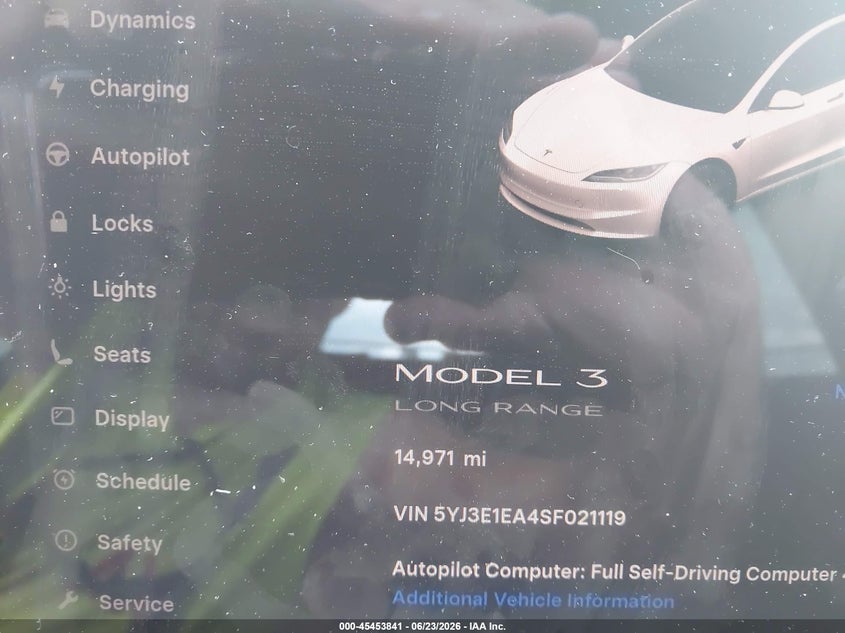 2025 TESLA MODEL 3 auction photo 7