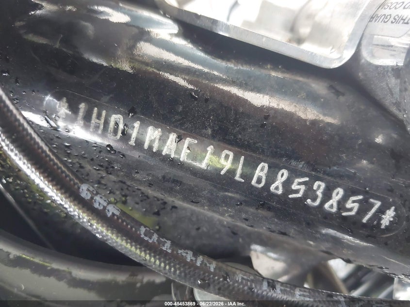 2020 Harley-Davidson Flhtcutg VIN: 1HD1MAF19LB853857 Lot: 45453869