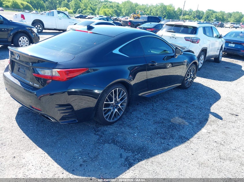 Vin: jthhe5bc2f5008751, lot: 45952010, lexus rc 350 20154