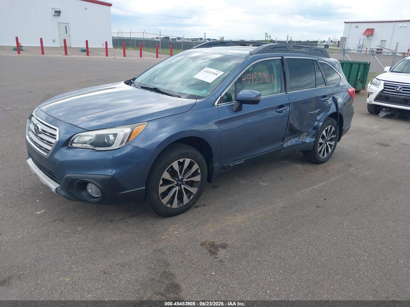 Vin: 4s4bsblc3f3325362, lot: 45952021, subaru outback 2.5i limited 20152