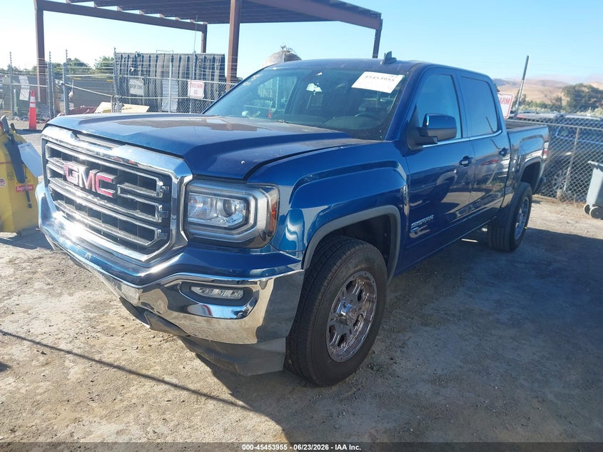 2017 Gmc Sierra 1500 Sle Crew 3GTU1MER2HG100055 photo 1