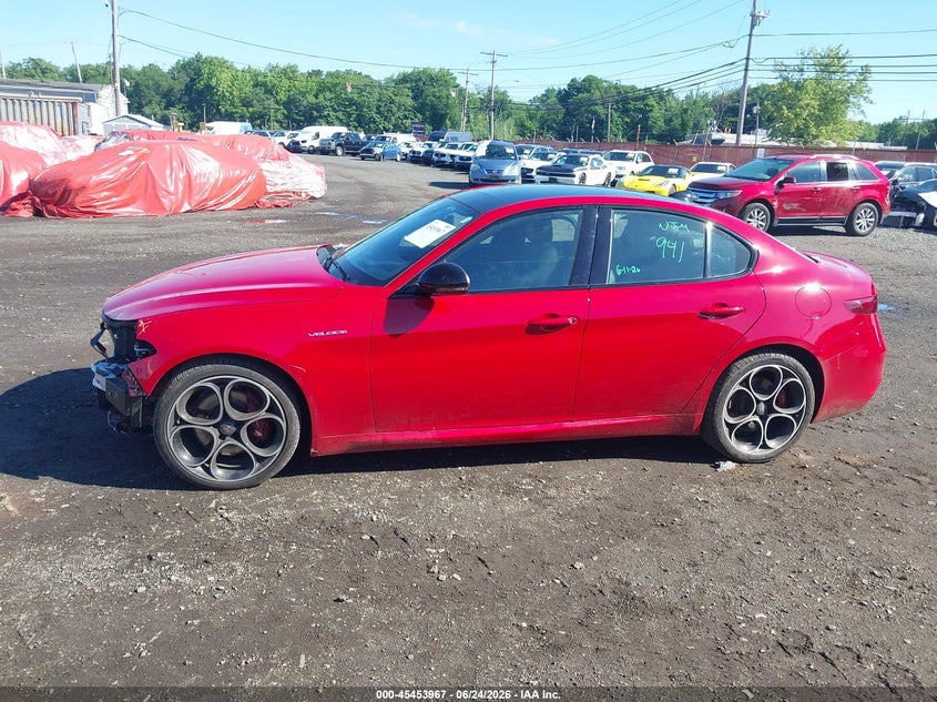 2022 Alfa Romeo Giulia Veloce Awd VIN: ZARFANBN7N7664460 Lot: 45453967
