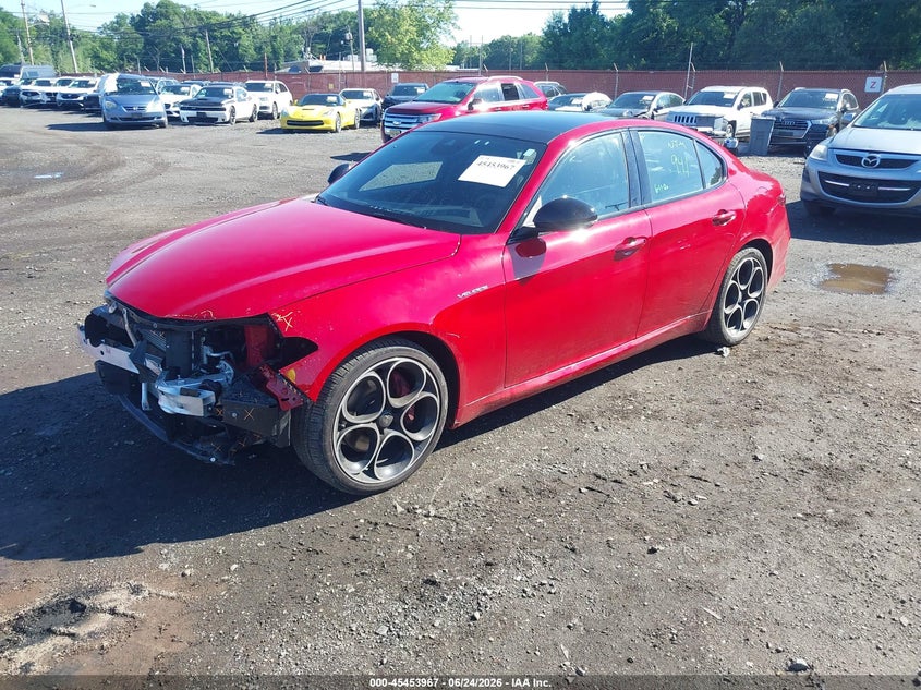 2022 Alfa Romeo Giulia Veloce Awd, Front End, IAAI, VIN ZARFANBN7N7664460 — photo 2