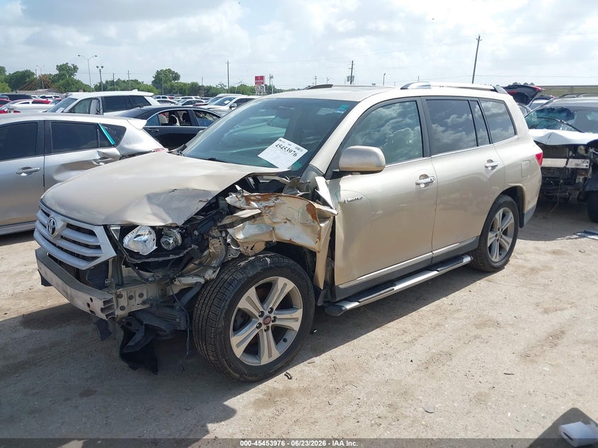 Vin: 5tdyk3eh3bs043048, lot: 45952089, toyota highlander limited v6 20112