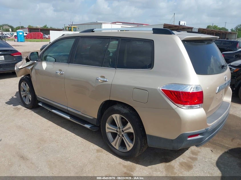 Vin: 5tdyk3eh3bs043048, lot: 45952089, toyota highlander limited v6 20113