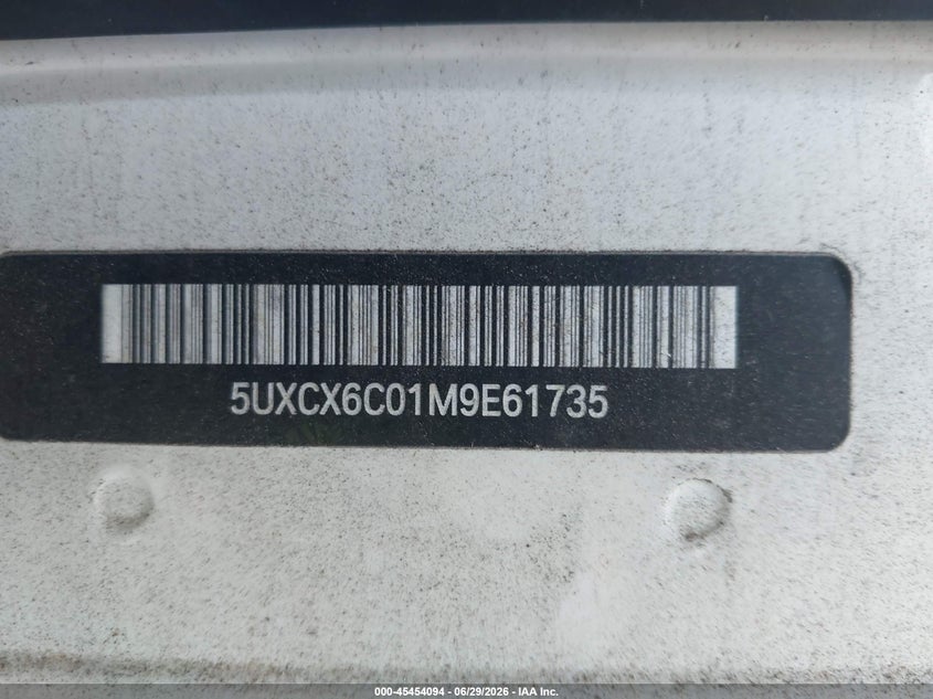 2021 BMW X7 M50I VIN: 5UXCX6C01M9E61735 Lot: 45454094