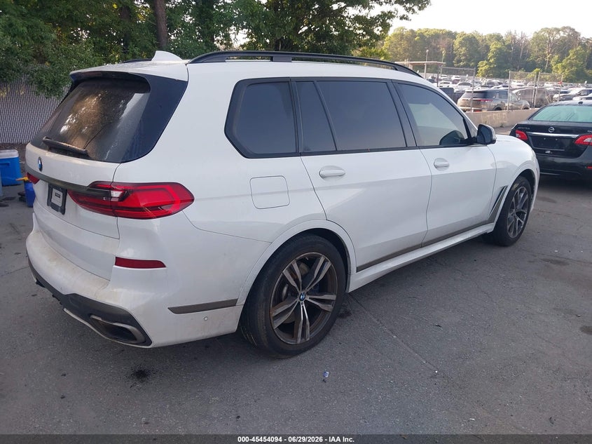 Vin: 5uxcx6c01m9e61735, lot: 45952207, bmw x7 m50i 20214