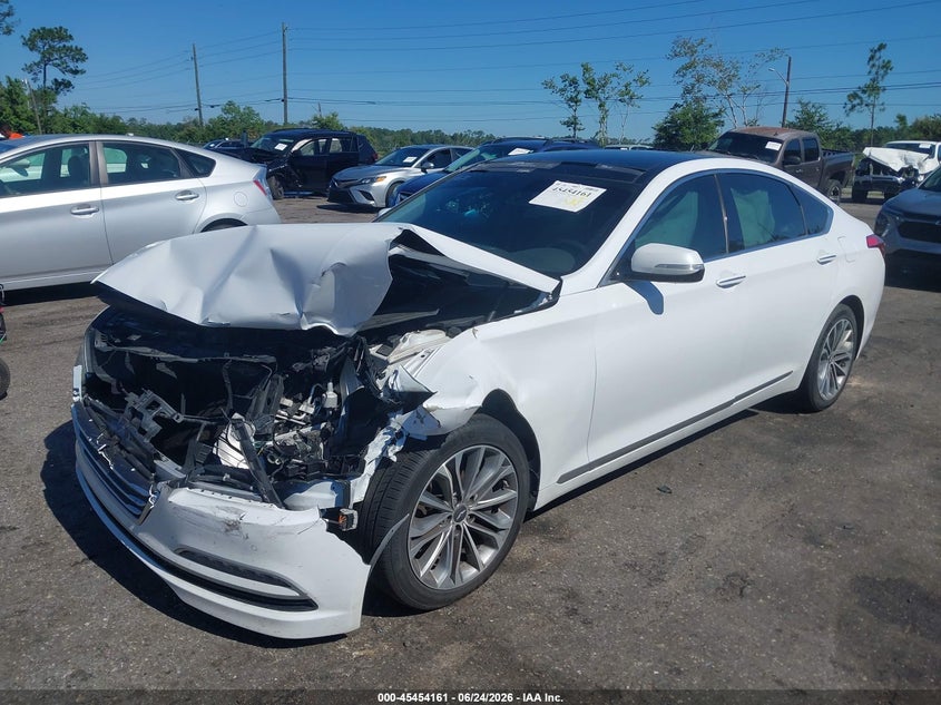 Vin: kmhgn4je4hu189320, lot: 45952274, genesis g80 3.8 20172