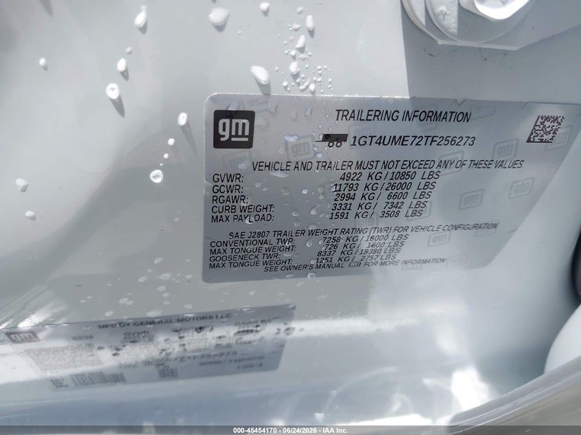 2026 GMC SIERRA 2500 HD auction photo 8