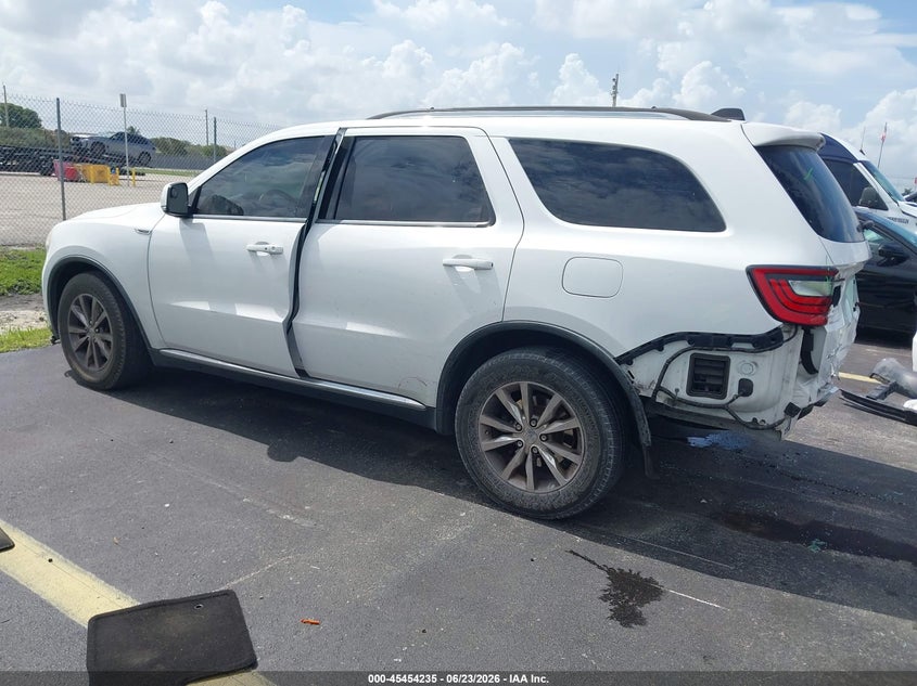 Vin: 1c4rdhdg2fc770726, lot: 45952348, dodge durango limited 20153