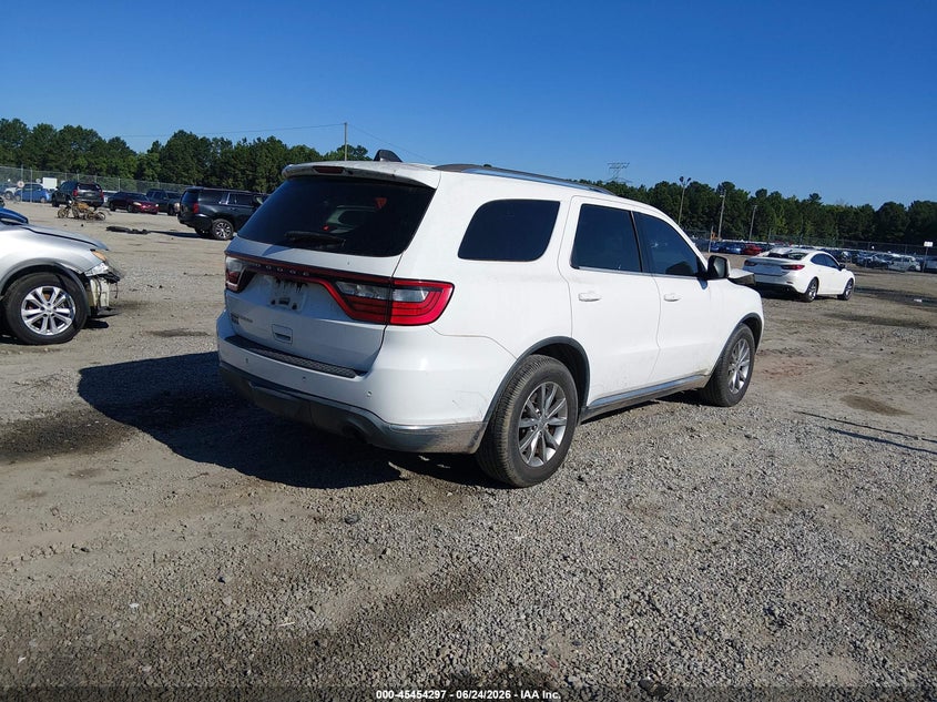 Vin: 1c4rdhag7gc361952, lot: 45952410, dodge durango sxt 20164