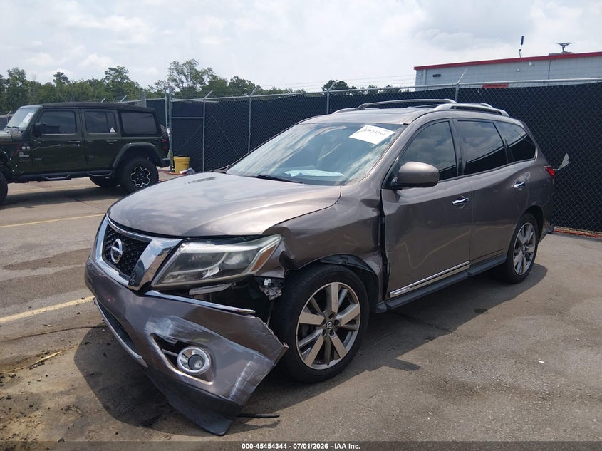 2014 NISSAN PATHFINDER auction photo 2