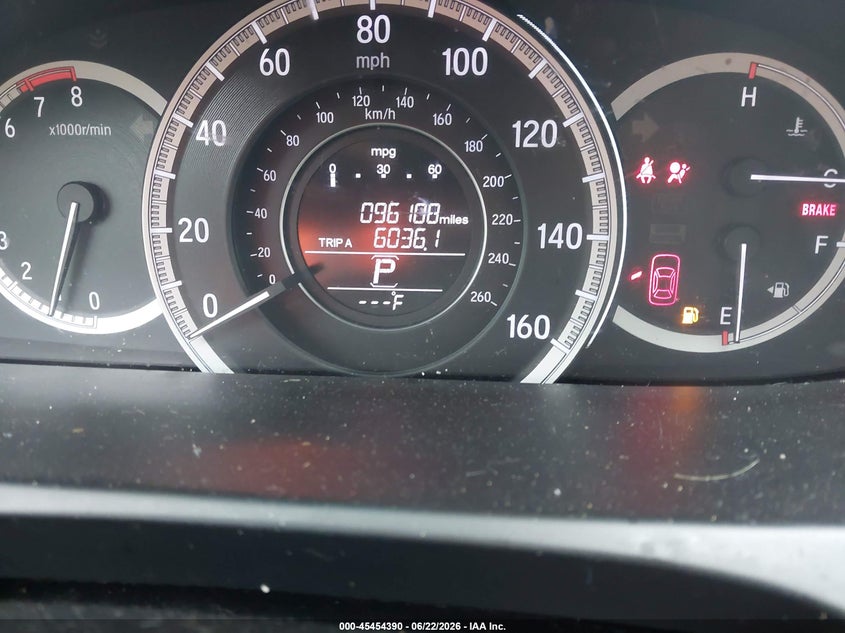 2016 HONDA ACCORD auction photo 7