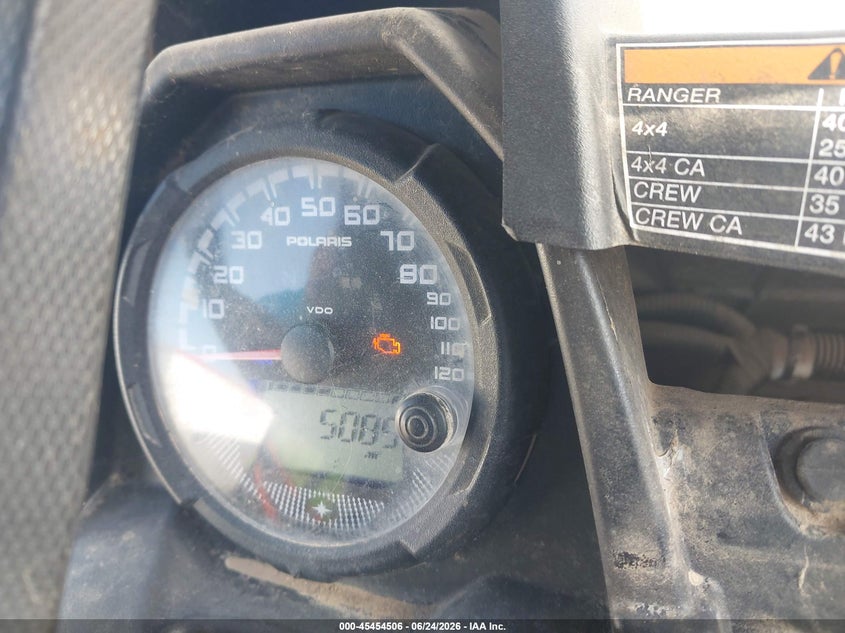 2018 Polaris Ranger Xp 900 VIN: 3NSRTA875JG431905 Lot: 45454506