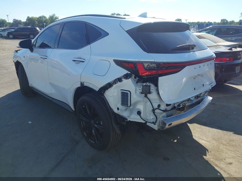 Vin: jtjkkcfz2t2079669, lot: 45952705, lexus nx 450h+ f sport handling 20263