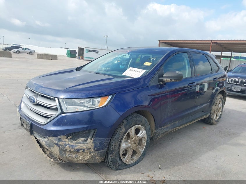 Vin: 2fmpk3g93gbc53445, lot: 45952706, ford edge se 20162