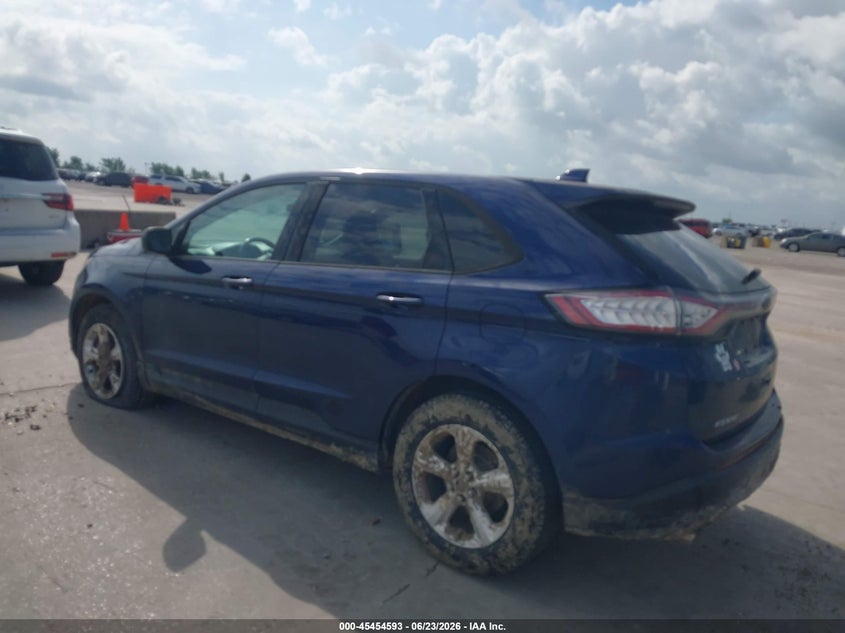 Vin: 2fmpk3g93gbc53445, lot: 45952706, ford edge se 20163