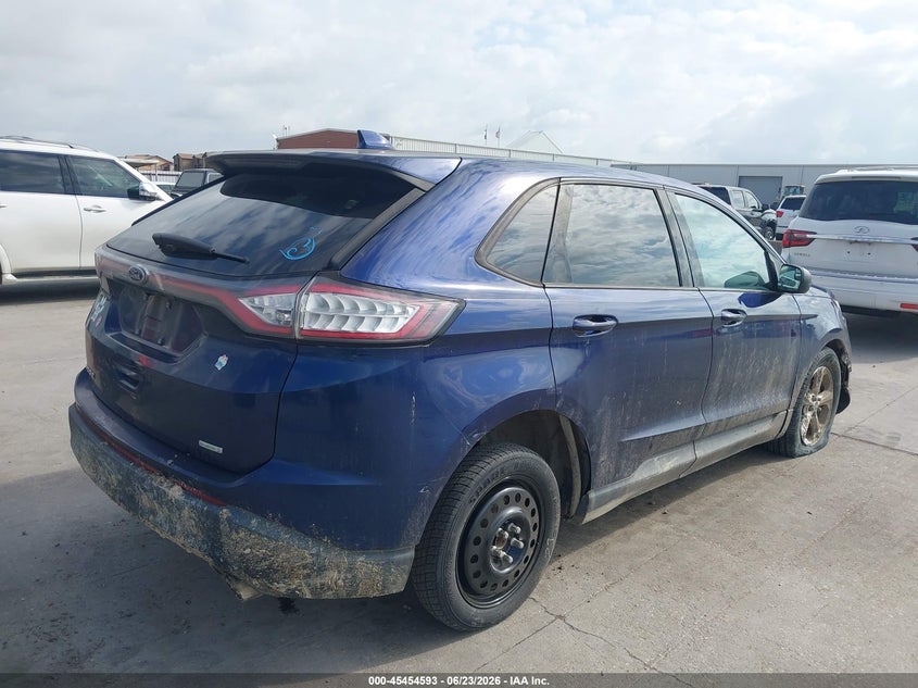 Vin: 2fmpk3g93gbc53445, lot: 45952706, ford edge se 20164