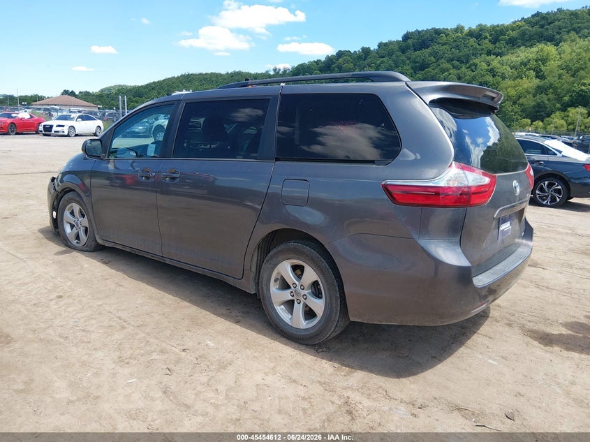 2017 TOYOTA SIENNA VAN 3.5L V-6 DI, DOHC, VVT, 296HP