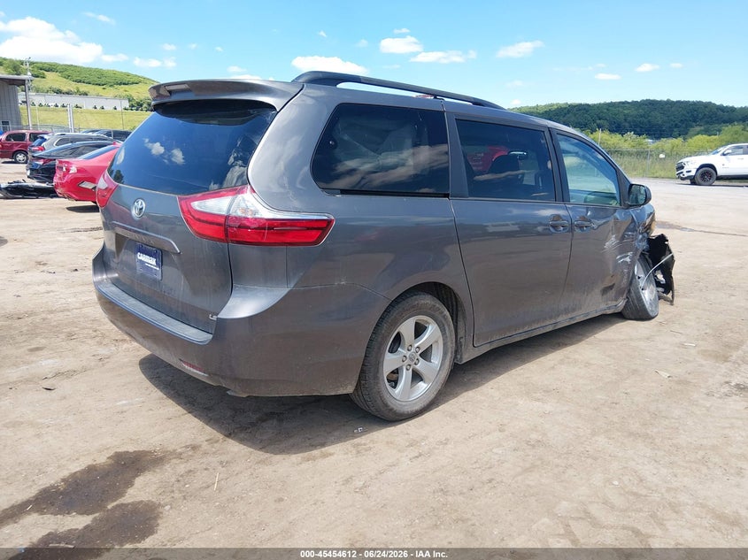 2017 TOYOTA SIENNA VAN 3.5L V-6 DI, DOHC, VVT, 296HP