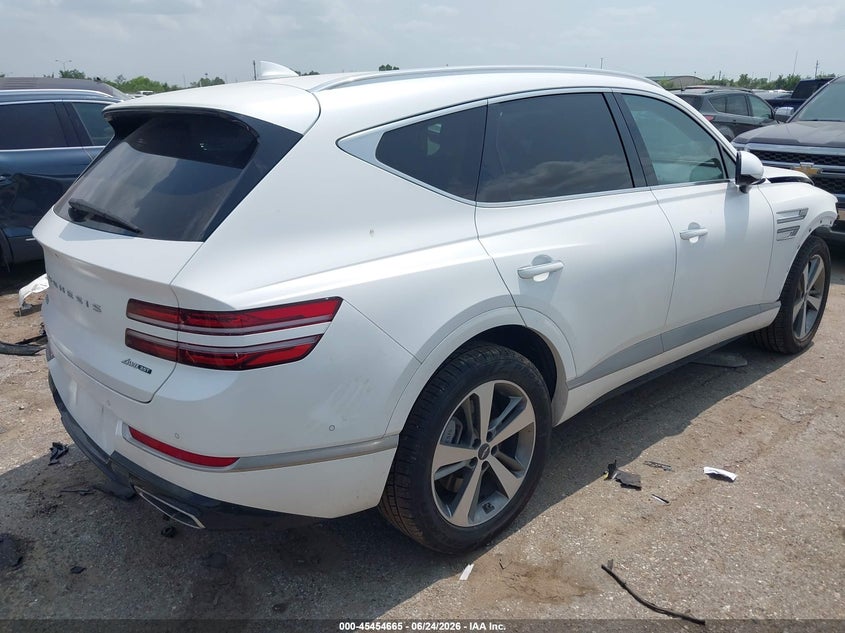 Vin: kmuhcesc2pu130893, lot: 45952778, genesis gv80 3.5t awd 20234
