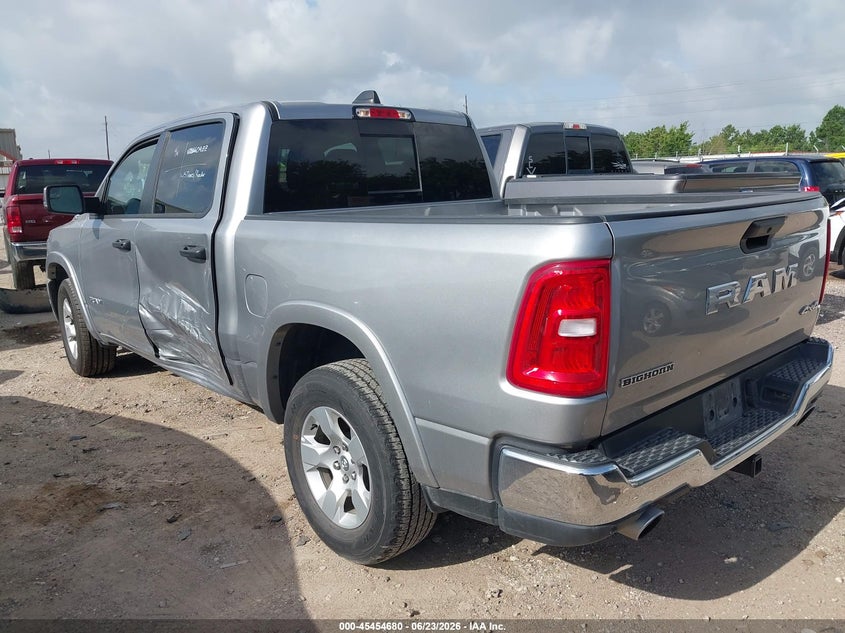 Vin: 1c6srffp6sn562519, lot: 45952793, ram 1500 big horn  4x4 5'7 box 20253