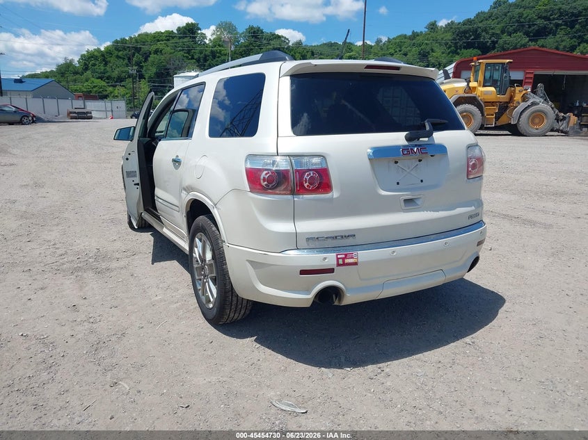 Vin: 1gkkvted7bj353120, lot: 45952842, gmc acadia denali 20113