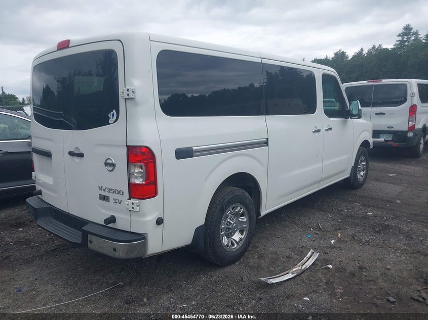 Vin: 5bzbf0aa7fn852159, lot: 45952884, nissan nv passenger nv3500 hd sv v6 20154