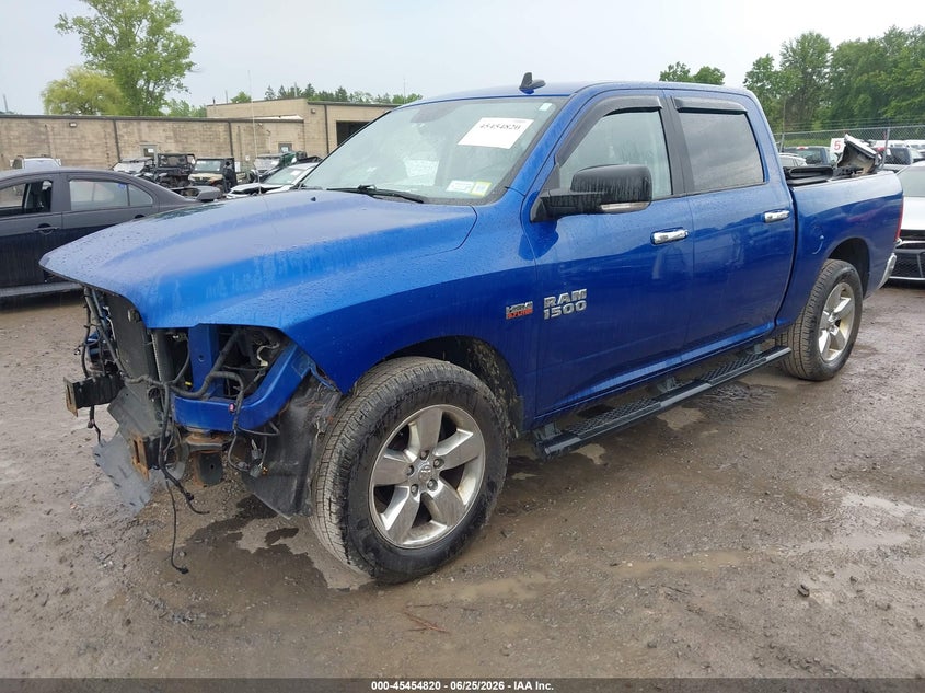 Vin: 3c6rr7lt1hg544808, lot: 45952933, ram 1500 big horn  4x4 5'7 box 20172