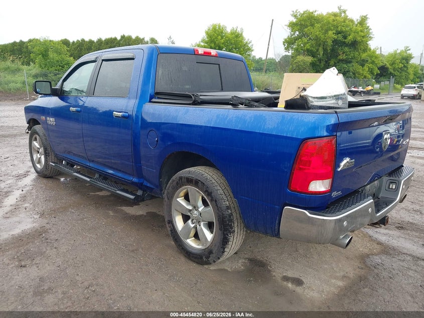 Vin: 3c6rr7lt1hg544808, lot: 45952933, ram 1500 big horn  4x4 5'7 box 20173