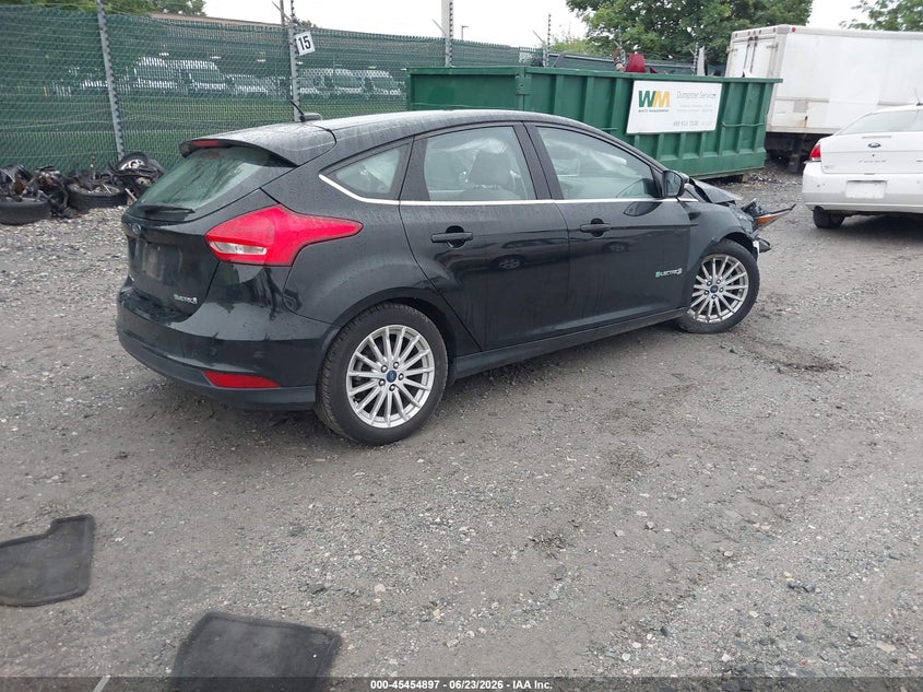 Vin: 1fadp3r46hl316328, lot: 45953010, ford focus electric 20174