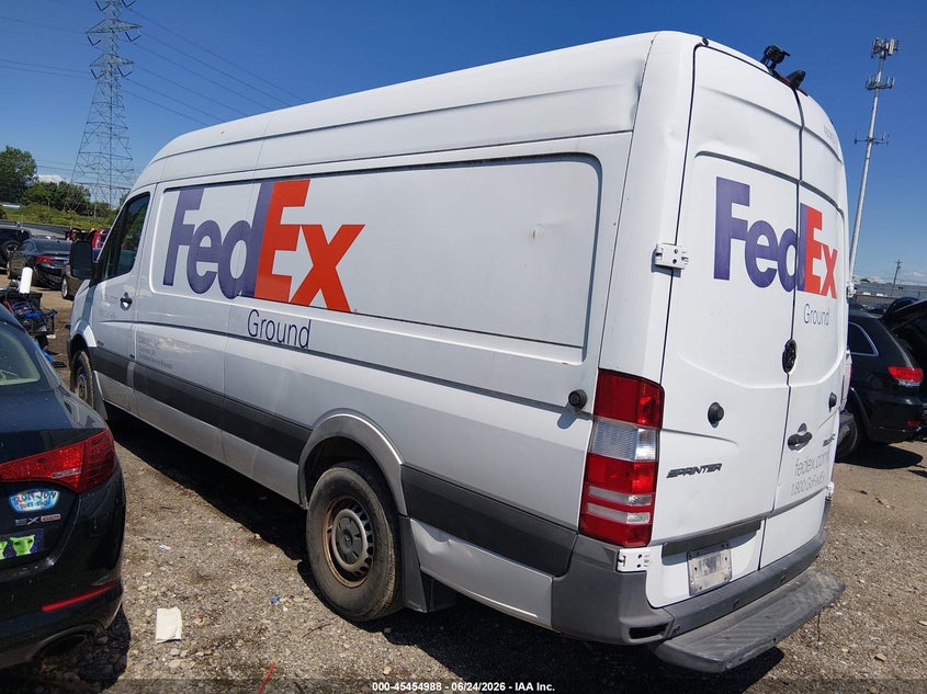 Vin: wd3pe8dd5gp183581, lot: 45953101, mercedes-benz sprinter 2500 high roof 20163