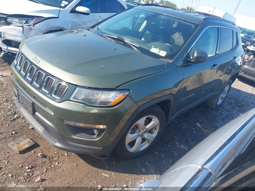 Vin: 3c4njdbb6lt224244, lot: 45953114, jeep compass latitude 4x4 20202