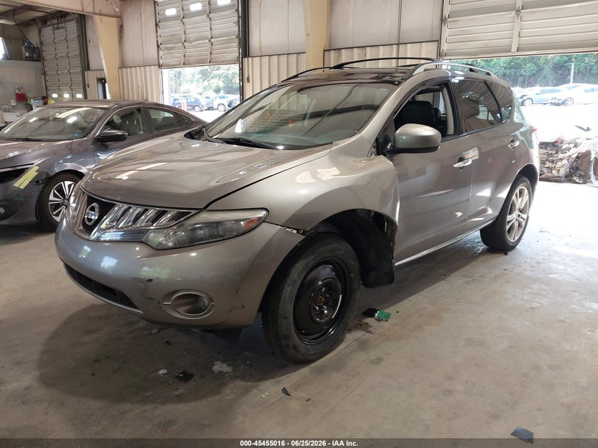 NISSAN MURANO 2010 VIN JN8AZ1MW1AW113960