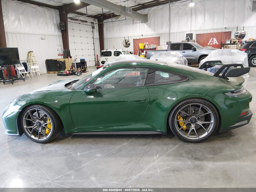2022 Porsche 911 Gt3/Gt3 W/Touring Package VIN: WP0AC2A98NS271176 Lot: 45455048
