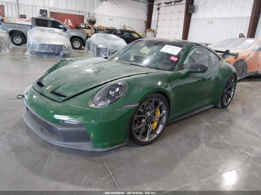Vin: wp0ac2a98ns271176, lot: 45953161, porsche 911 gt3/gt3 w/touring package 20222