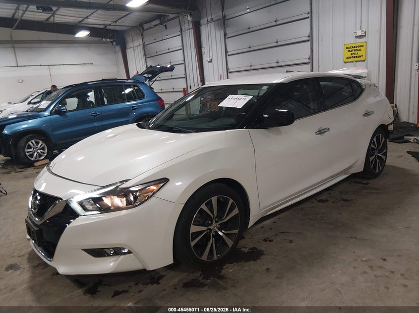 Vin: 1n4aa6ap2jc394025, lot: 45953184, nissan maxima 3.5 s 20182
