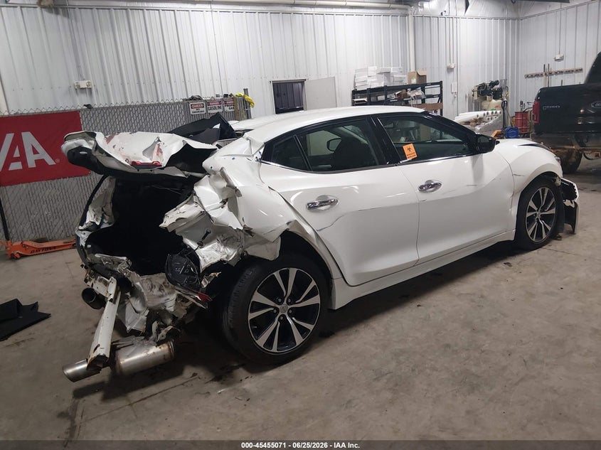 Vin: 1n4aa6ap2jc394025, lot: 45953184, nissan maxima 3.5 s 20184