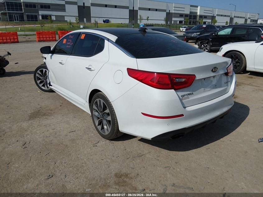 Vin: 5xxgr4a60fg410156, lot: 45953240, kia optima sx turbo 20153