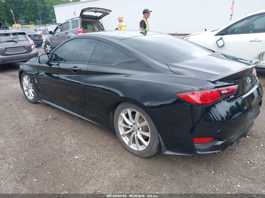 Vin: jn1ev7el1km291531, lot: 45953271, infiniti q60 3.0t luxe 20193