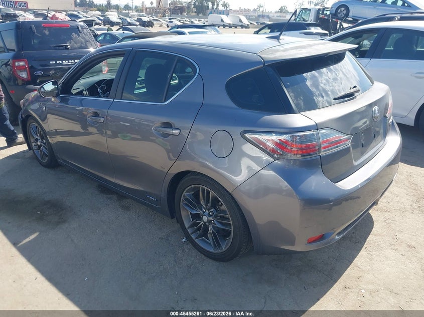 2012 LEXUS CT HATCHBACK 1.8L I-4 DOHC, VVT, 98HP